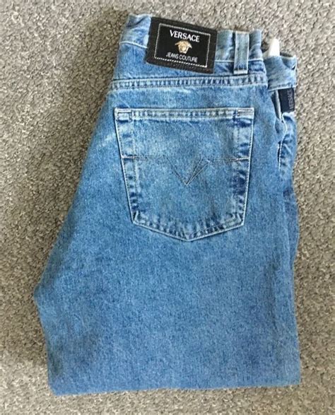 vintage versace mens jeans|versace men denim jeans.